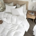 QAM 100 Pure French Linen Duvet Cover Set Ultra Soft Cooling White