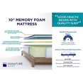 thumbnail image 5 of Signature Sleep Tranquility 10" Full Memory Foam Mattress, 5 of 9