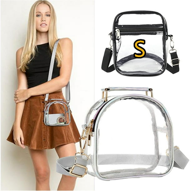 Stadium approved Clear Bags for Women, Elbourn Transparent Shoulder