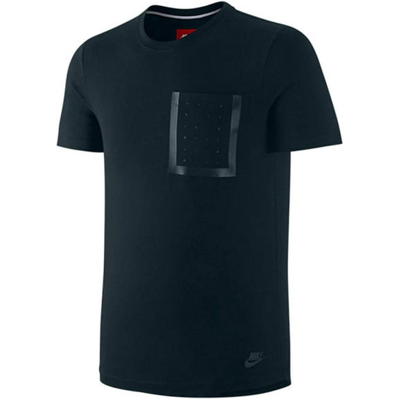 Nike Mens Bonded Pocket T-Shirt,Black,XS