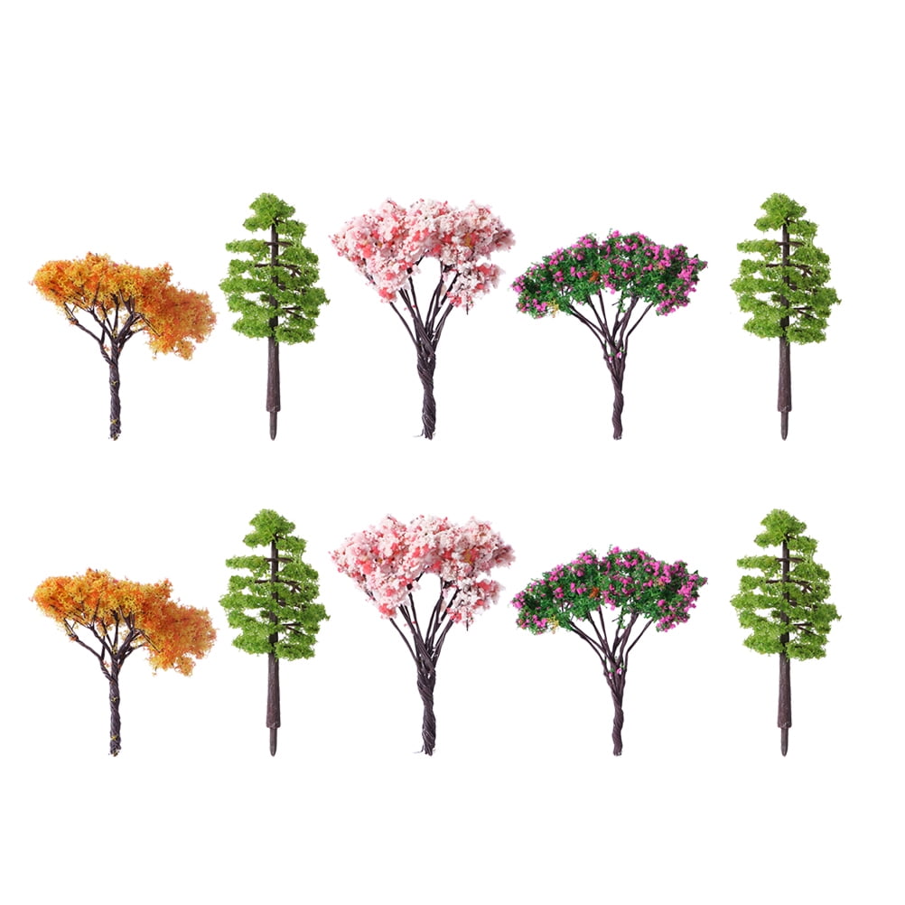 Trees Tree Model Mini Artificial Scenery Diorama Models Scale Landscape