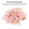 thumbnail image 3 of Organza Drawstring Bags, 100pcs Organza Bags Moon Star Patterns Transparent  For Party, 3 of 8