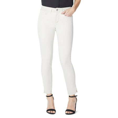 White Womens Petite Stretch Ankle Skinny Jeans $109 12P - Walmart.com