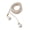 White, variant on SmartBy Pearl Waist Chain Elegant Vintage Imitation Leather Slim Belt with Knot for Women for Party Dresses Pants
