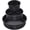 Black, variant on Walchoice Round Cake Pan set of 3, Non-stick Baking Pans for Home, Metal Cake Tin with Stainless Steel Core, Includes 4/6/8 in Pans