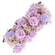 thumbnail image 2 of Arreglo floral de seda para corredores de pasillo de bodas - Ramo realista de rosas y lirios de 52 cm para decoración de ceremonias, 2 of 6