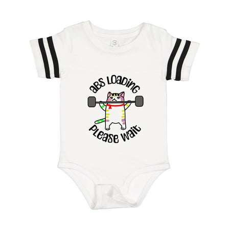 

Inktastic Weightlifting Cat Lifter Abs Loading Gift Baby Boy or Baby Girl Bodysuit