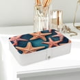 thumbnail image 6 of Starfish PU Leather Jewelry Organizer with Removable Compartment, Portable Decorative Box, Storage Box, and Earring Organizer, 6 of 6