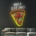 thumbnail image 4 of Handmadetneonsign Have A Slice Day Pizza Neon Sign, Pizza Neon Light, Pizza Led Light, Fast Food, 4 of 5