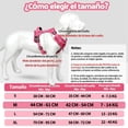 thumbnail image 4 of Arnés para Perro MESVIER Negro Ajustable Reflectante Transpirable con Correa 1.5m para Caminar y Ent, 4 of 7