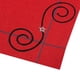 thumbnail image 5 of Mantel, decoración de mesa roja, patrón de árboles de Navidad de poliéster bordado 33.5x33.5in para comedor hogar cocina ANGGREK Otros, 5 of 8