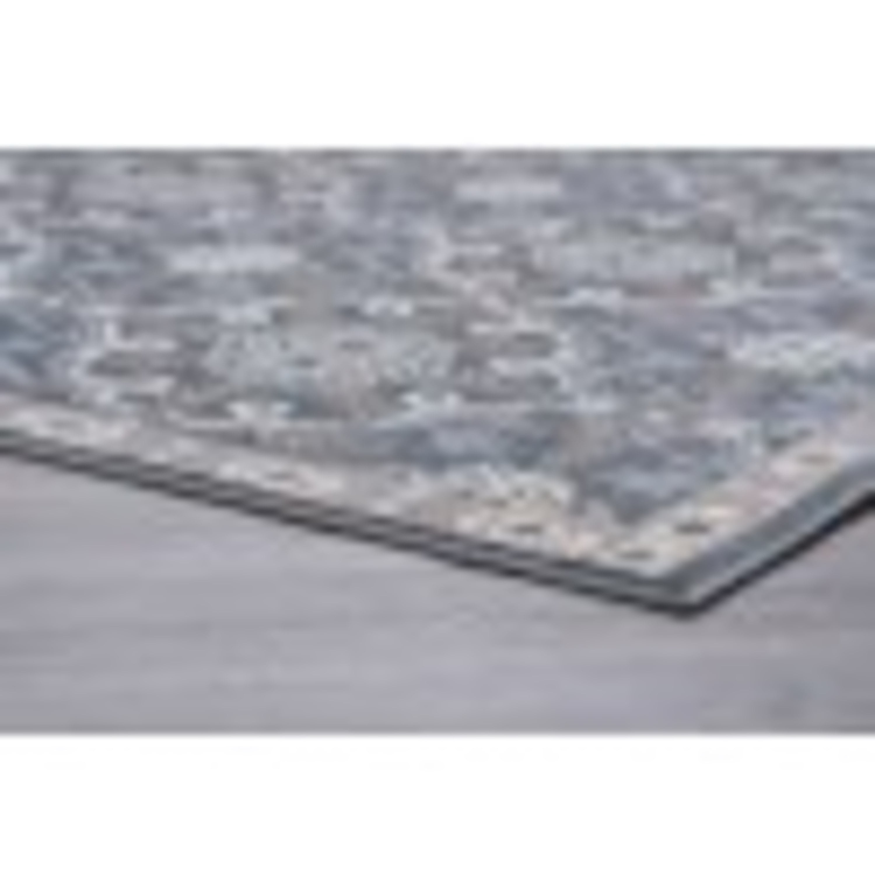 Hampton Traditional 2' x 10' Gray and Beige Polypropylene Indoor Area Rug