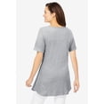 thumbnail image 2 of Woman Within Plus Size Embroidered Thermal Tunic, 2 of 3