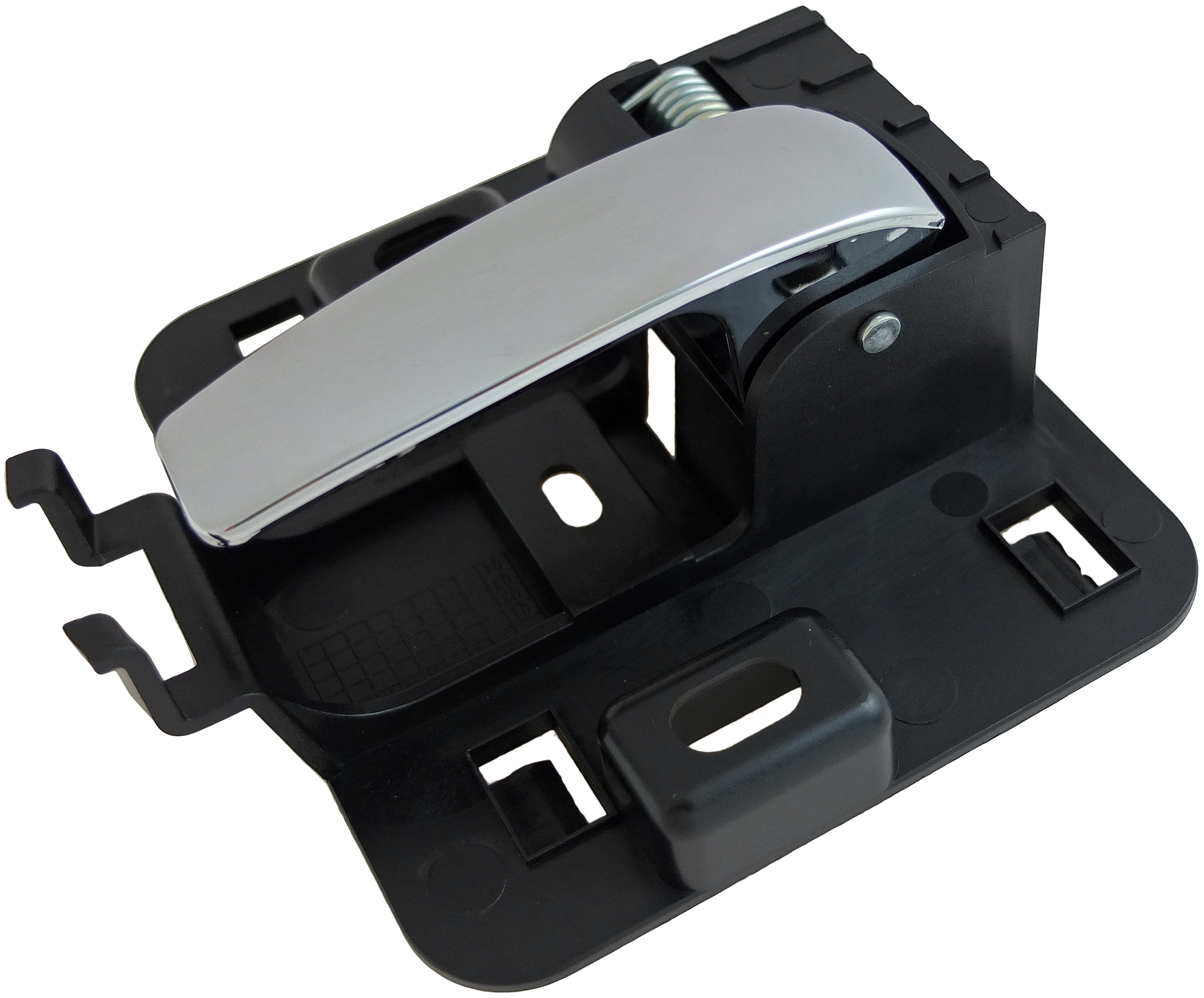 Dorman 82625 Interior Door Handle for Specific Pontiac Models, Zinc Chrome Lever; Black Housing