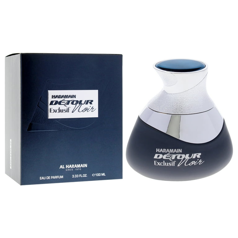 香水(男性用) AL HARAMAIN DETOUR NOIR EXCLUSIF 100ml Al Haramain Detour Noir Exclusif, Perfume for Women and Men, 3.33