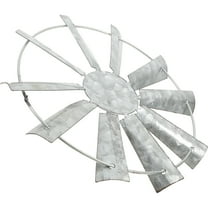 HEMOTON Raindrops Windmill Wall Decor 1 Set Rustic Farmhouse Country Style Iron Pendant Hanging Craft