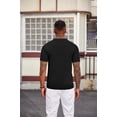 thumbnail image 4 of COOFANDY Mens Golf Polo Shirts Short Sleeve Textured Polo Shirts Slim Fit Button Polo T-Shirt Classic Summer Collared Golf Shirt, 4 of 5