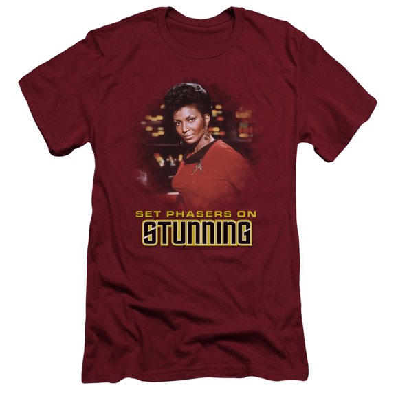 Star Trek Stunning Adult 30/1 T-Shirt Cardinal