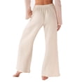 thumbnail image 3 of Cream Cotton Cabana Pants, 3 of 10