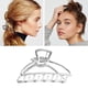 thumbnail image 2 of Qarigey Pinzas para el cabello Pinzas de garra Abrazaderas Accesorio para el cabello para mujeres Accesorio para el cabello plata, 2 of 6