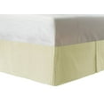thumbnail image 2 of The Great American Store- 600 TC 100% Natural Cotton, Pleated Style Bed Skirt with 28 Inch Drop (Queen Size, Stripe Ivory) -Easy Fit Dust Ruffle, Covers Bed Legs & Frame, 2 of 4