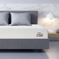 thumbnail image 1 of L'Baiet 8" Bed in a Box Gel Medium Firm Memory Foam Queen Size Mattress in White, 1 of 9