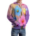 thumbnail image 5 of Colorful Spring Flowers Men's Women New Sweatshirt Hoodie Men's Plus Size Sweatshirt Hooded Sweatshirt 3d Printed Street Men's Cloth, 5 of 6