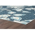 thumbnail image 5 of Transitional 8x10 Area Rug (7'10'' x 9'10'') Floral Navy, Aqua Living Room Easy to Clean, 5 of 10