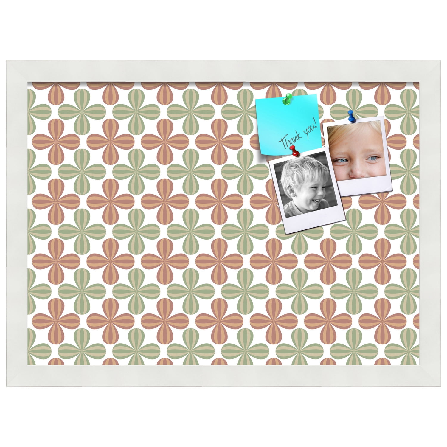 PinPix ArtToFrames 16x11 Custom Cork Bulletin Board    Poster Board Has a Fabric Style Canvas Finish, Framed in Satin White Frame (PinPix-558)