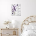 thumbnail image 4 of Purple Lavender Wall Art for Living Room,Farmhouse Floral Butterfly and Inspirational Quotes on Rustic Wood Canvas Wall Art Flower Plant Framed Wall Art for Bathroom Bedroom,16L X 12W inches, 4 of 6