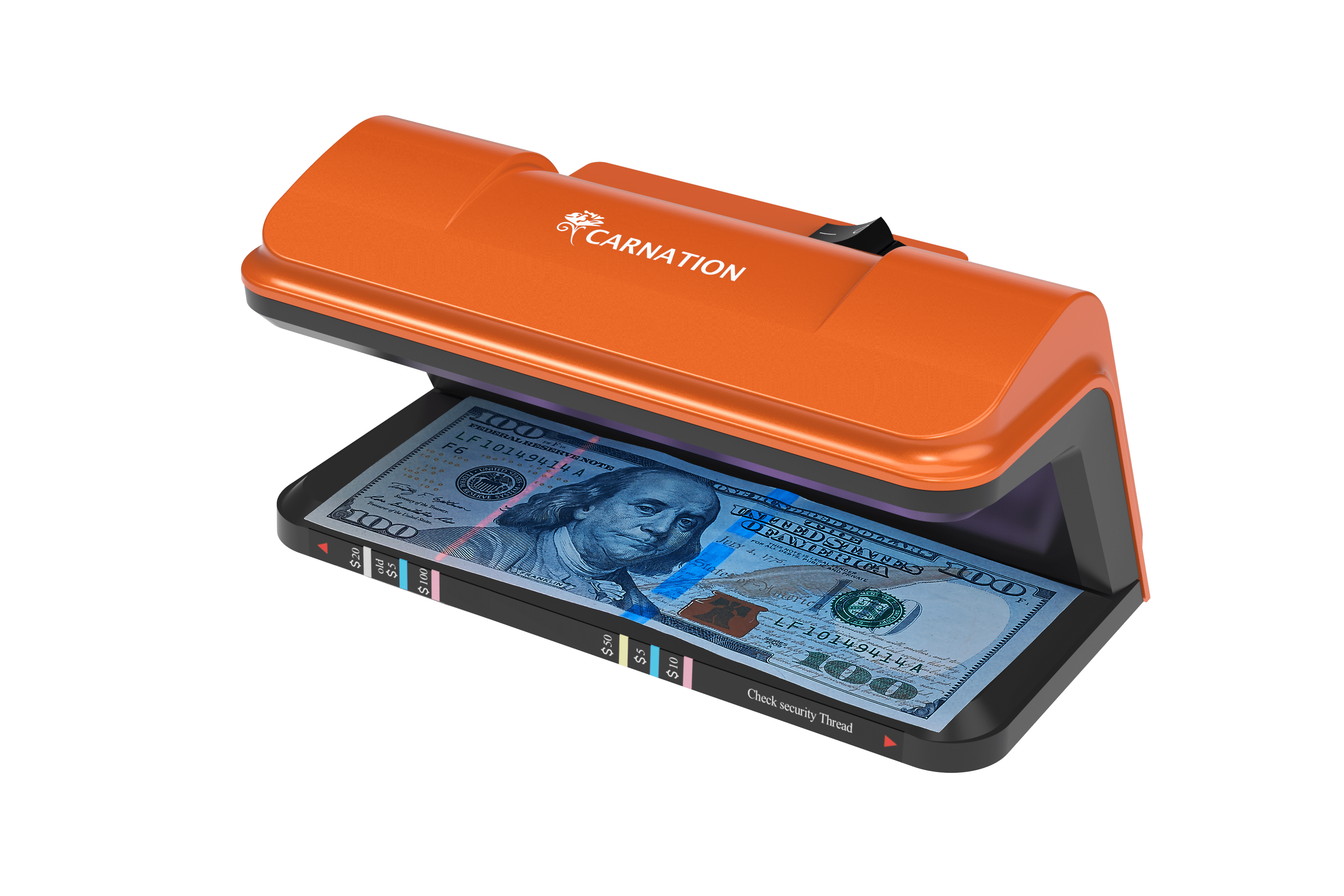 Carnation Bill Detector | Counterfeit Money Checker with UV Detection