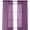 Purple, variant on Elegant Comfort Sheer Curtains - 2 Piece Set - 2 inch Rod Pocket - Solid Sheer Curtain Drapes for Living Room, Bedroom, 40 X 84, White