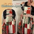 thumbnail image 4 of PEONAVET Apron Apron Christmas Patchwork Kitchen Clothes Keep Away From Oil Stains, 4 of 9