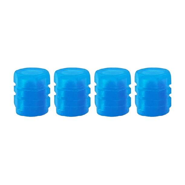 Tapas de Válvula Neumático Universales FLhrweasw para Coche Motocicleta Bicicleta Azul