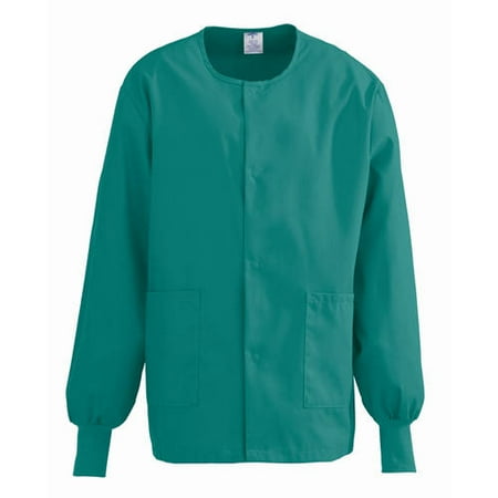 

ComfortEase Unisex Snap-Front Warm-Up Scrub Jacket