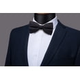 thumbnail image 5 of Black Bow Ties for Men Pretied Bowties Solid Color Classic Satin Bow Tie Formal Business Tuxedo Adjustable Bowtie Wedding Party, 5 of 8
