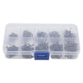 thumbnail image 4 of Carbon Steel Fishhook, 500pcs Fishing Hooks Set Acuminate Barb With Storage Box For Sea Water Black,Gold, 4 of 8