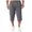 Grey, variant on UANWENN Men's Spring/summer Imitation Linen Sports Pants Jogging Pants Loose Casual Beach Capris I Star Shorts Mens Basketball Shorts Mens Training Shorts with Pockets Compression Shorts for Men