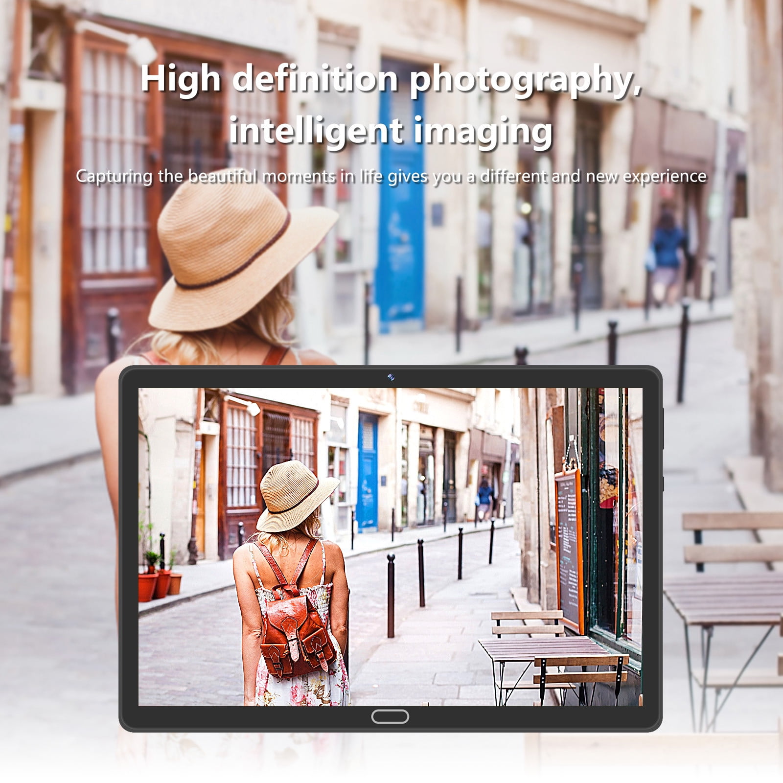Android Tablets on Sale, Hwkond Upgraded 10.1 Inch 2+16G Tablet PC, 10-core IPS HD Screen WiFi Bluetooth Android 10.0 Voice Call Game Office Video Tablet, Support SIM Card Communication,Blue