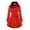 Red, variant on Women's Fleece Jackets & Coats, Women Windbreaker Warm Outwear Button Closure Asymmetrical Hem Cloak Coat Black S