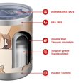 thumbnail image 4 of 12oz Tumblers Shiba Inu Vacuum Insulated Stainless Steel Travel Tumbler Cups Mug with Lid and Straw for Beer,Coffee,Beverages with Cleaning Brush for Cold & Hot Drinks, 4 of 5