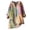 Multicolour, variant on Women's Casual Shirts Long Sleeve Loose Button Down Blouse Tops Stand Solid Long Casual Shirt Blouse Loose Shirts S