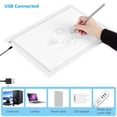 thumbnail image 4 of Mesa de Luz Dibujo A4, LonEasy LED Tableta de Luz de Iluminaci&oacute;n de la Caja de Alimentaci&oacute;n Brillo regulable LED Artcraft con Cable USB Ideal para Artistas, Dibujo, Bocetos, Anim, 4 of 7