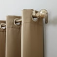 thumbnail image 3 of Sun Zero Madison Room-Darkening Grommet Curtain Panel, 54"X84", Taupe, 3 of 7