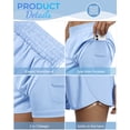 thumbnail image 4 of DOCVIT Running Shorts for Women High Waisted Elastic Fitness Clothing with Pockets Athletic Shorts for Women, 4 of 6