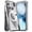 Silver, variant on LHNUNP Magnetic Phone Case for Nothing Phone3, Matte Back with Aluminum Alloy Frame, Graphene Cooling Technology, Shockproof Slim Protective Cover, Silver