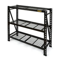 DEWALTRAK DXST4500BLKW 4FT 3 SHELF (WIRE) INDUSTRIAL RACK (BLACK)