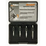 Alden 4507P Grabit Micro Broken Bolt Extractor 4 Piece Kit