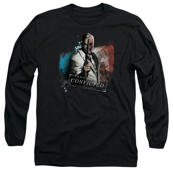 Arkham City - Two Face - Long Sleeve Shirt - X-Large
