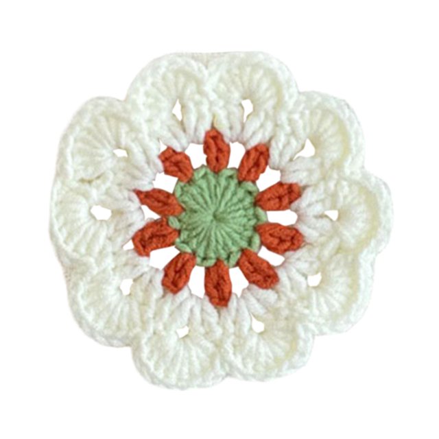 Protección de la mesa de la montaña de crochet hecha a mano Decoraciones del hogar Decoración de la bosque decorativa de la bebida decorativa para